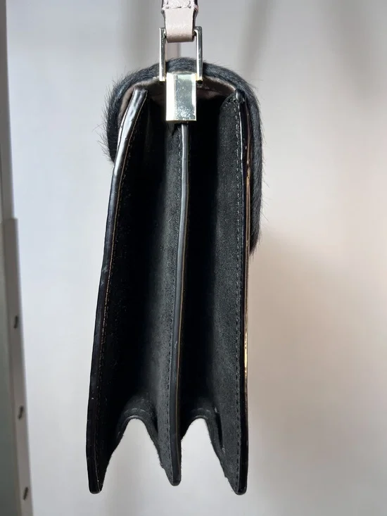 KATE SPADE NY Sayra Hyde Place Mousse Frost Leather/Black Hair Crossbody Bag - Picture 5 of 11